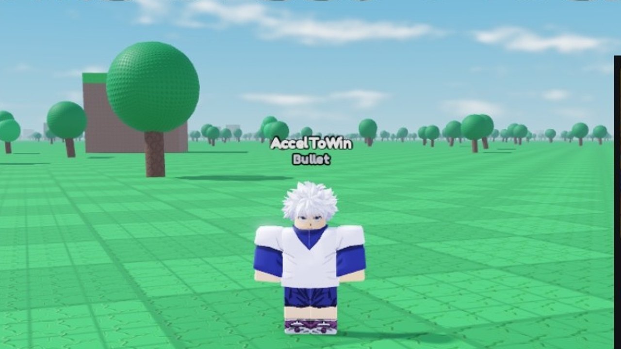 Speedsters Beyond spawn field with a Bullet-title morph standing on the green grid map